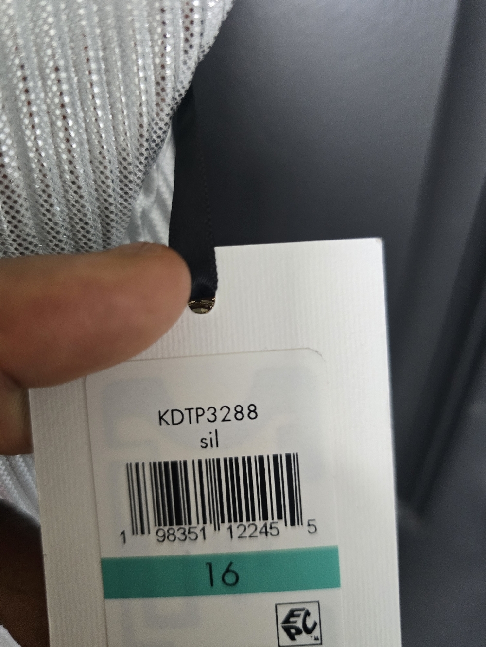 Kensie Silver Metallic Pleated Halter Dress Keyhole Neck Sleeveless Midi Size 16 - Picture 6 of 10